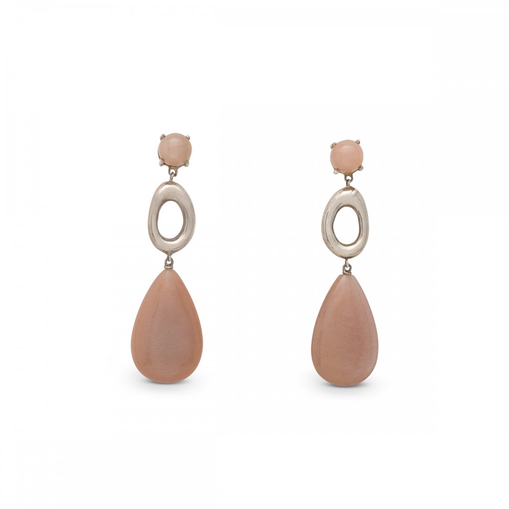 Pendientes Pomelo Labradorita