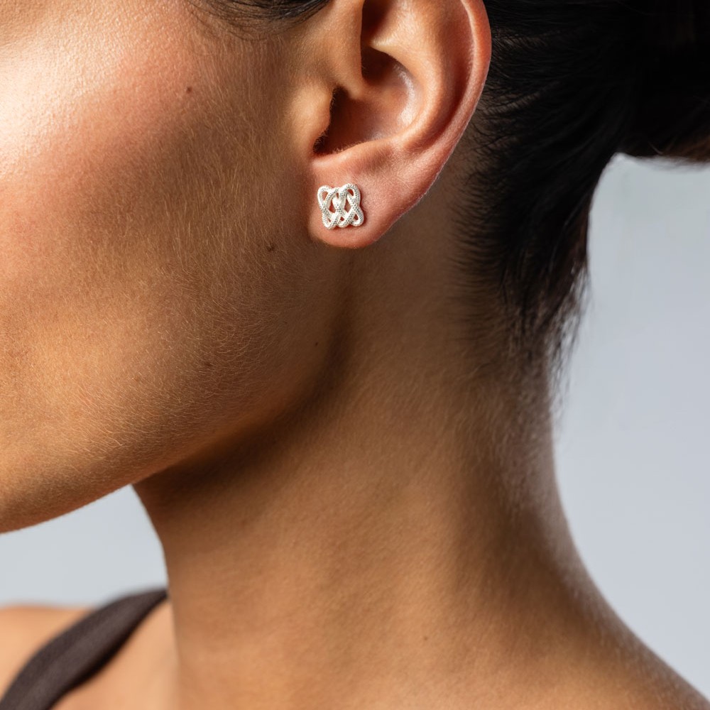 Pendientes KNUT LOV cuadrados