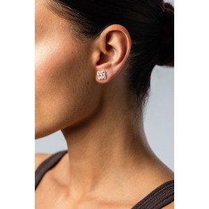 Pendientes KNUT LOV cuadrados