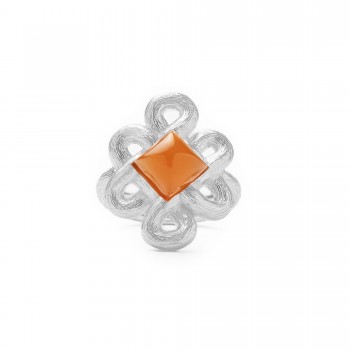 Anillo KNUT LOV Cornalina