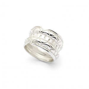 Anillo LOV Capitel Doble Friso