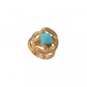 Anillo Knut turquesa Anillo Knut turquesa