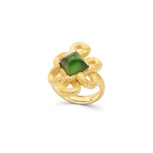 Anillo Knut turmalina verde Anillo Knut turmalina verde