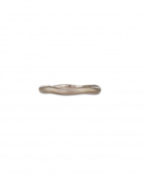 Anillo Onda oro blanco