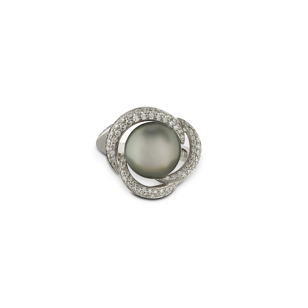 Anillo Pearl Flower