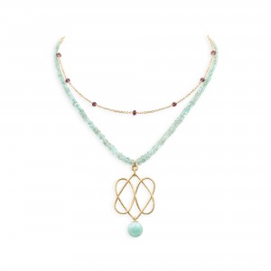 Collar Knut Corazon Enlazado Collar Knut Corazon Enlazado