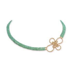 Collar Knut crisoprasa Collar Knut crisoprasa