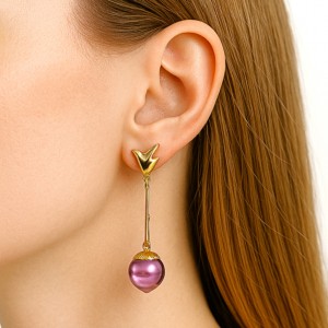 Pendientes Oja de Castaño