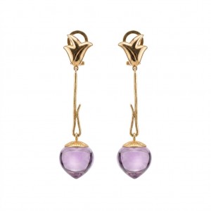 Pendientes Hoja de Castaño