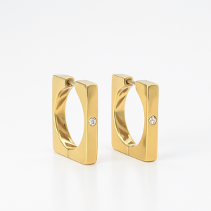 Pendientes Cuadrados 