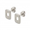 Pendientes Moneda China Oro blanco