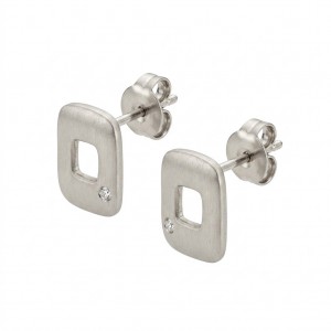 Pendientes Moneda China Oro blanco