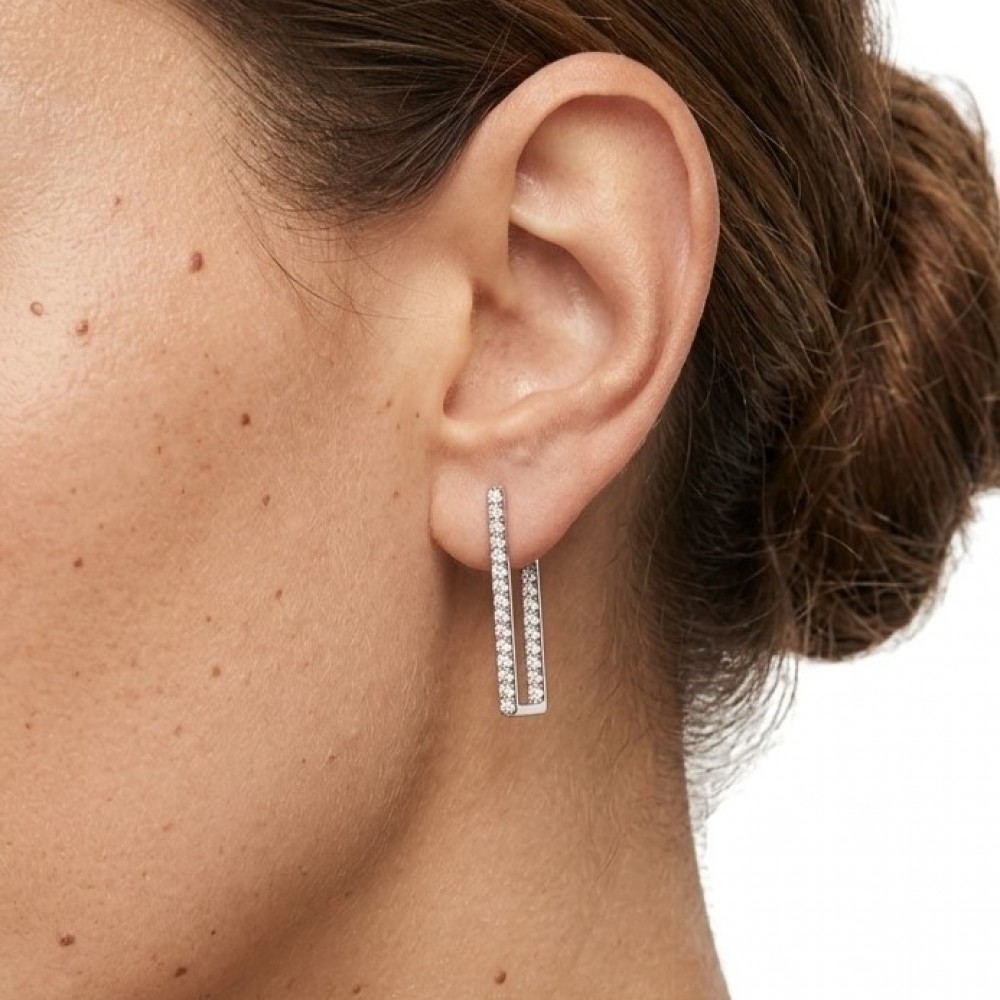 Pendientes Criolla Rectangular