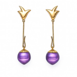 Pendientes Oja de Castaño