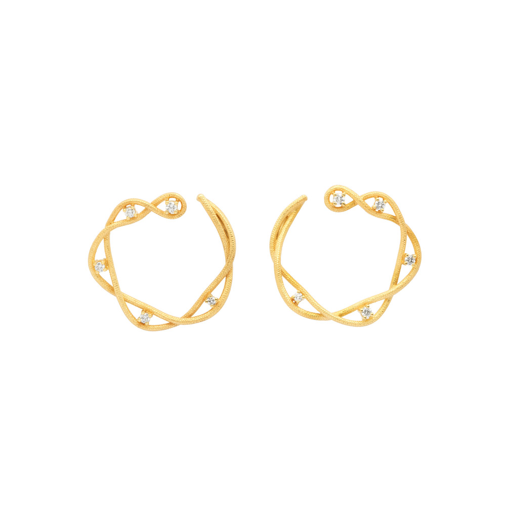 Pendientes Knut 5 diamantes Pendientes Knut 5 diamantes