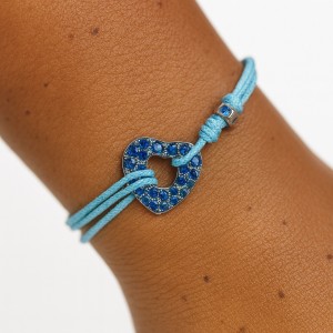 Pulsera Moneda China Zafiros