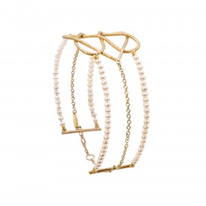 Pulsera Knut con tira de perlas Pulsera Knut con tira de perlas